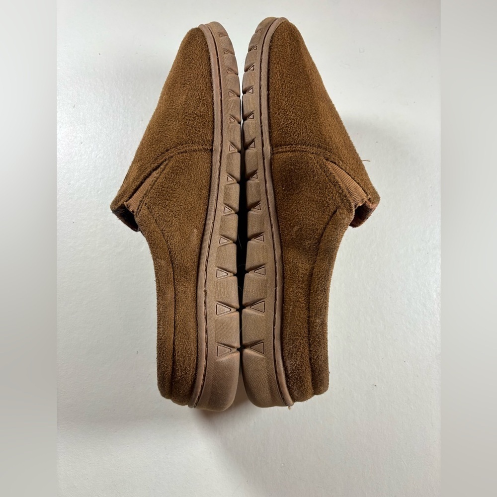 Dickies Tan Slippers with Plaid Lining - Picture 2 of 3
